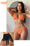 COMBO BIKINI + PAREO DE FLECOS